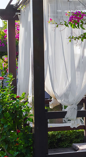 Rideaux pour pergola
